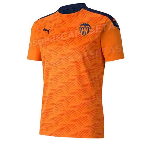 Tailandia Camiseta Valencia 2ª 2020-2021 Naranja